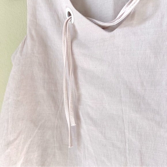 Storers ruffle layer tank top in dusty rose pink, size S - Picture 2 of 9